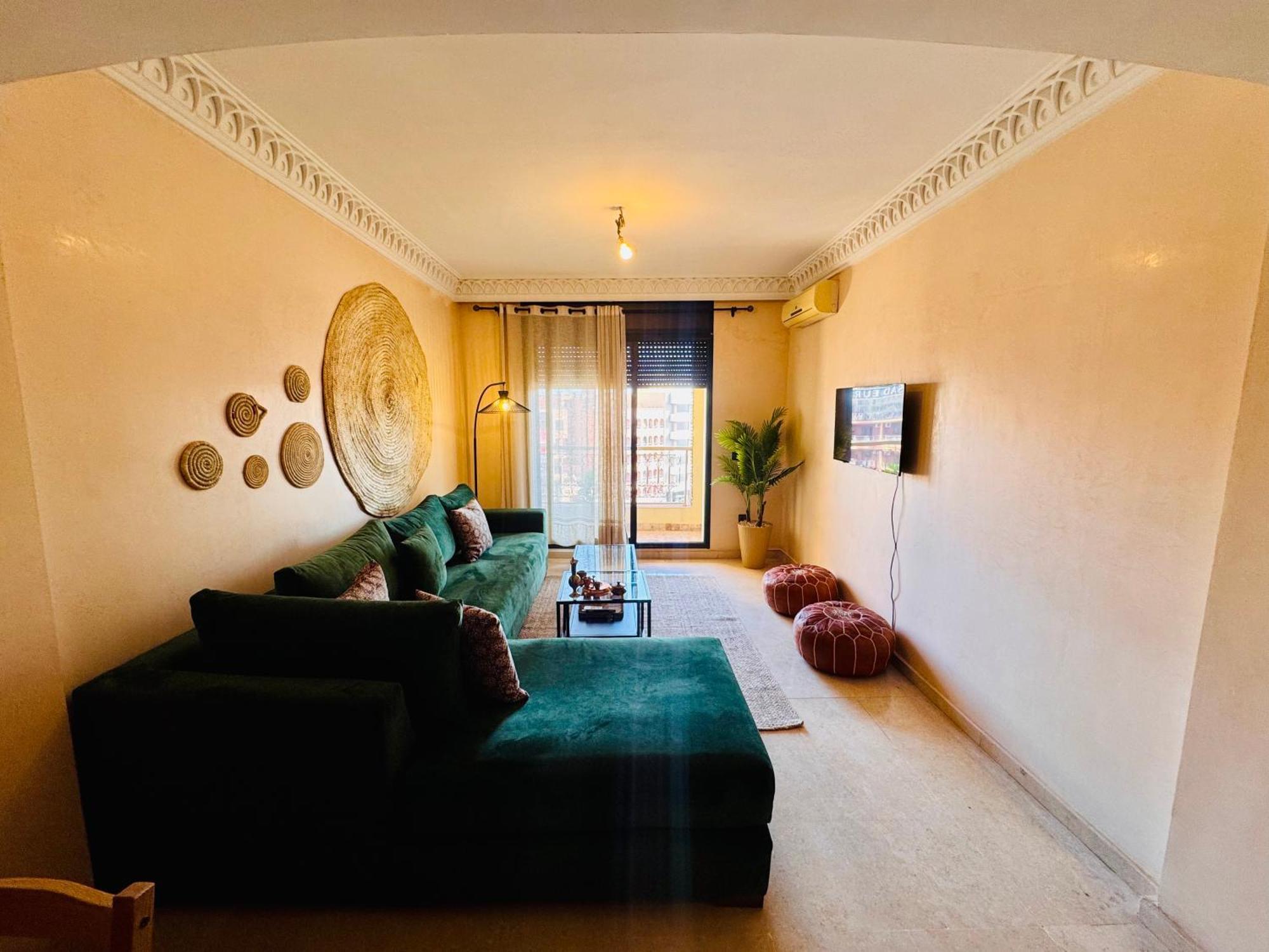 E-Appartement De Luxe Centre Gueliz Piscine Parking Fibre Netflix 马拉喀什 外观 照片